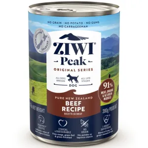 20% OFF: ZiwiPeak New Zealand Beef Grain-Free Canned Dog Food 390g