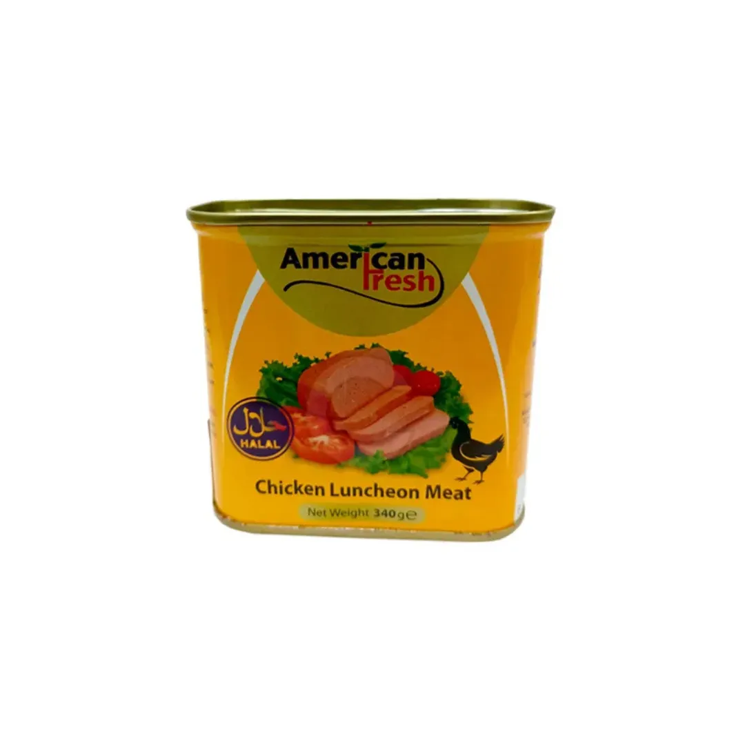 American Fresh Chicken Luncheon Meat 320g – Canned Chicken for Sandwiches, Salads & Quick Meals