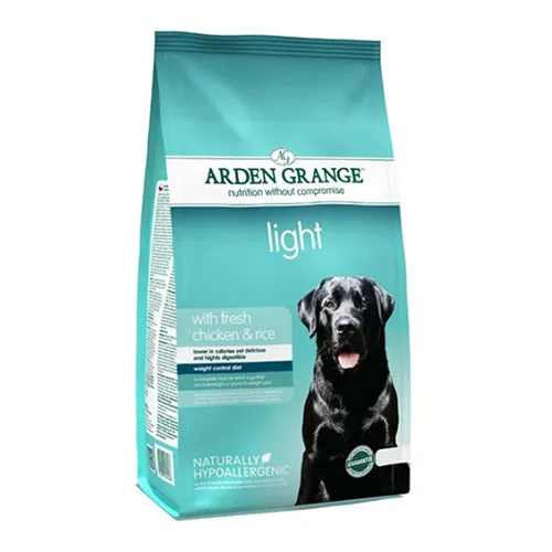 Arden Grange Light With Chicken & Rice 6kg Dry Dog Food