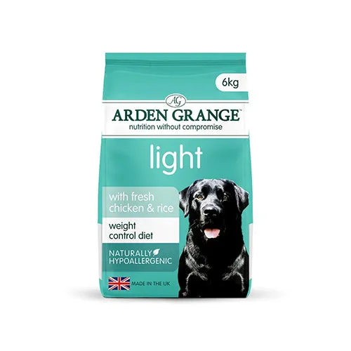 Arden Grange Light With Chicken & Rice 6kg Dry Dog Food