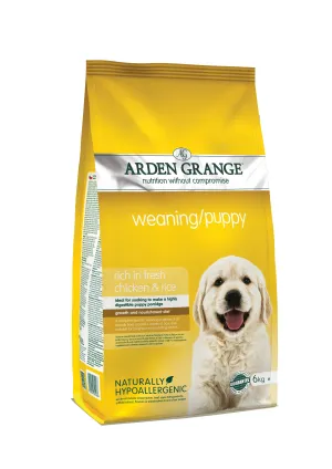 Arden Grange Weaning/Puppy Rich in Chicken & Rice 6kg Dry Dog Food