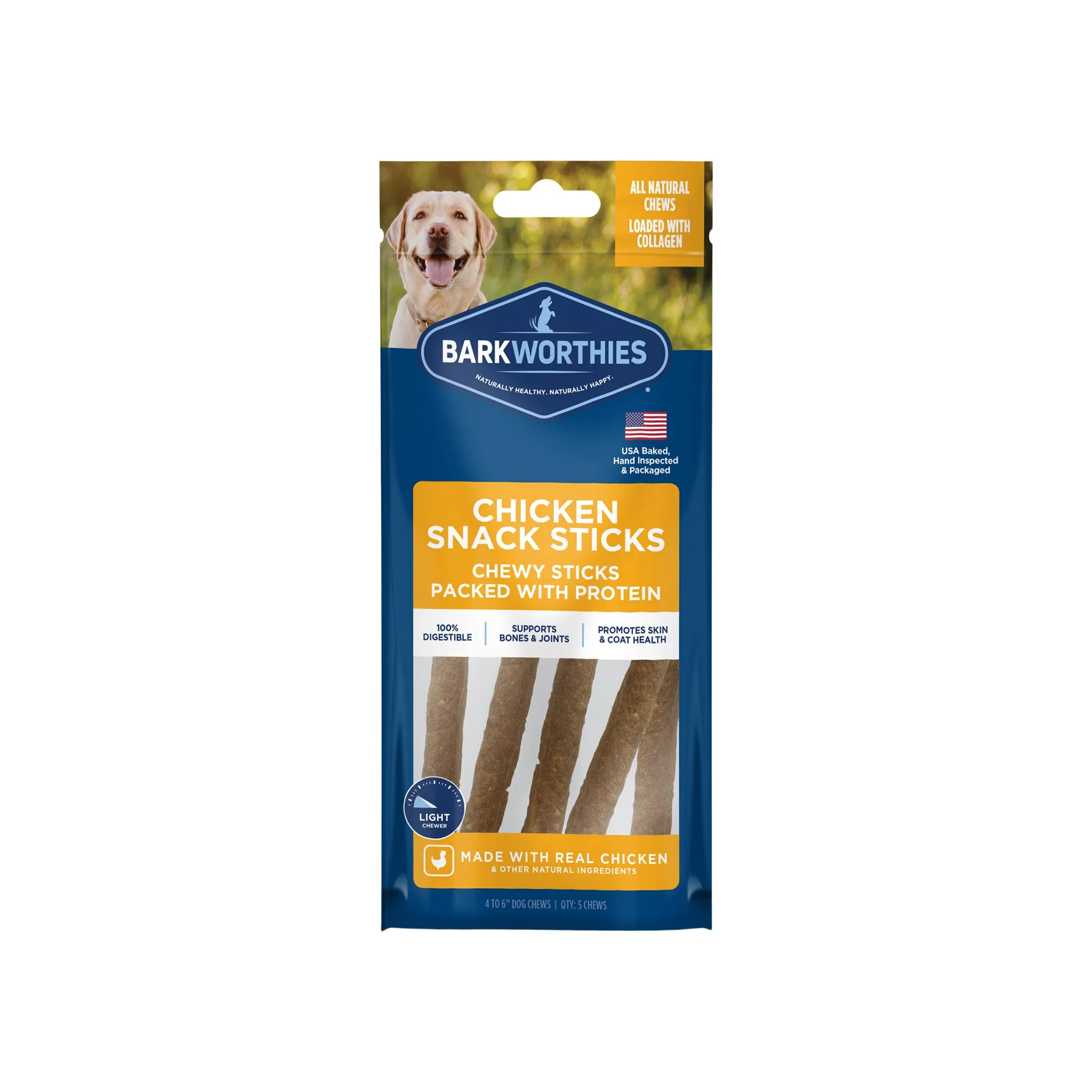 Barkworthies Chicken Quick Sticks Dog Chews