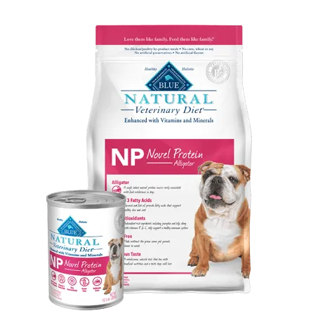 Blue Buffalo BLUE Natural Veterinary Diet NP Novel Protein Alligator Dry Dog Food