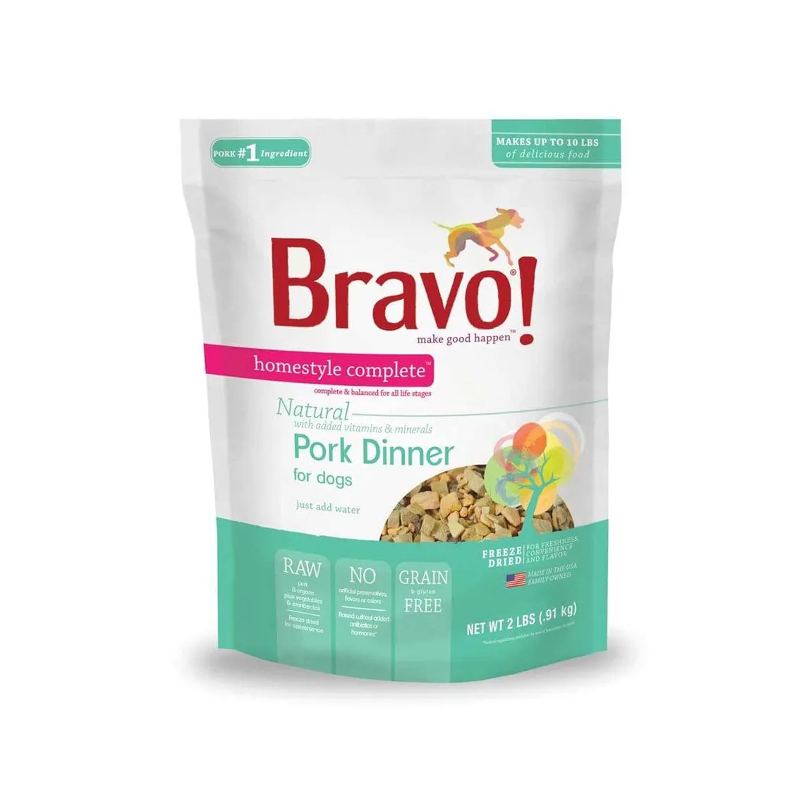 Bravo! Homestyle Complete Freeze-Dried Raw Grain-Free Dog Food