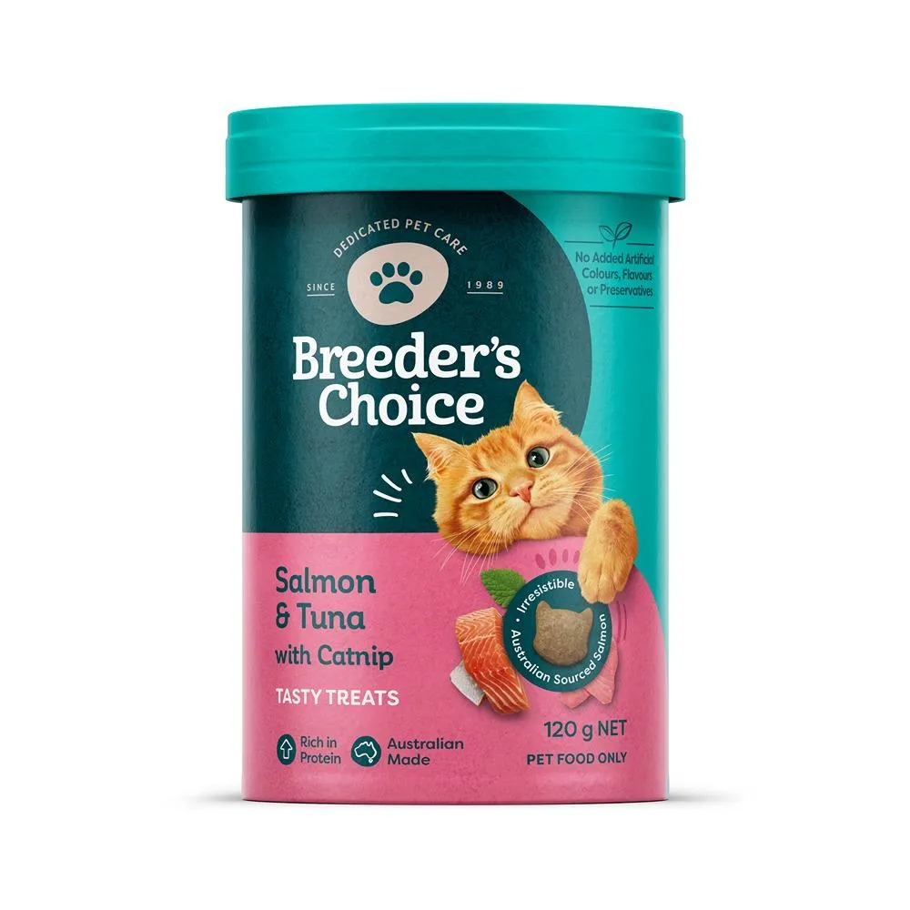 Breeder's Choice Salmon, Tuna & Catnip Cat Treats