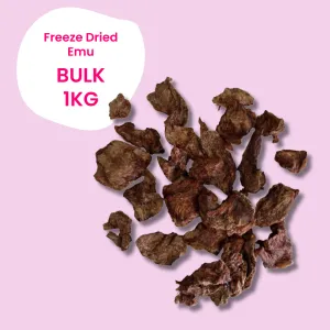 Bulk Freeze Dried Emu (Unpackaged)