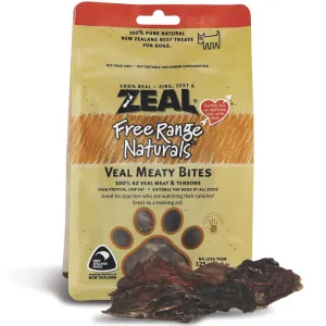 'BUNDLE DEAL': Zeal Free Range Naturals Veal Meaty Bites Dog Treats 125g