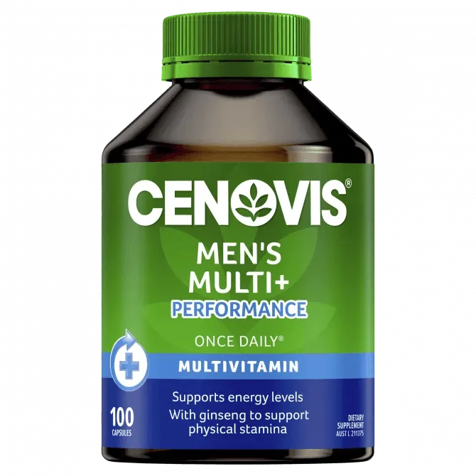 Cenovis Mens Multi   Performance Once Daily 100 Capsules