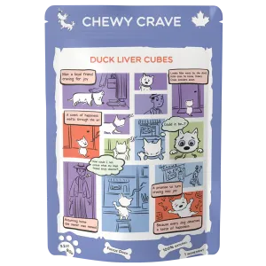 Chewy Crave - Duck Liver Cubes