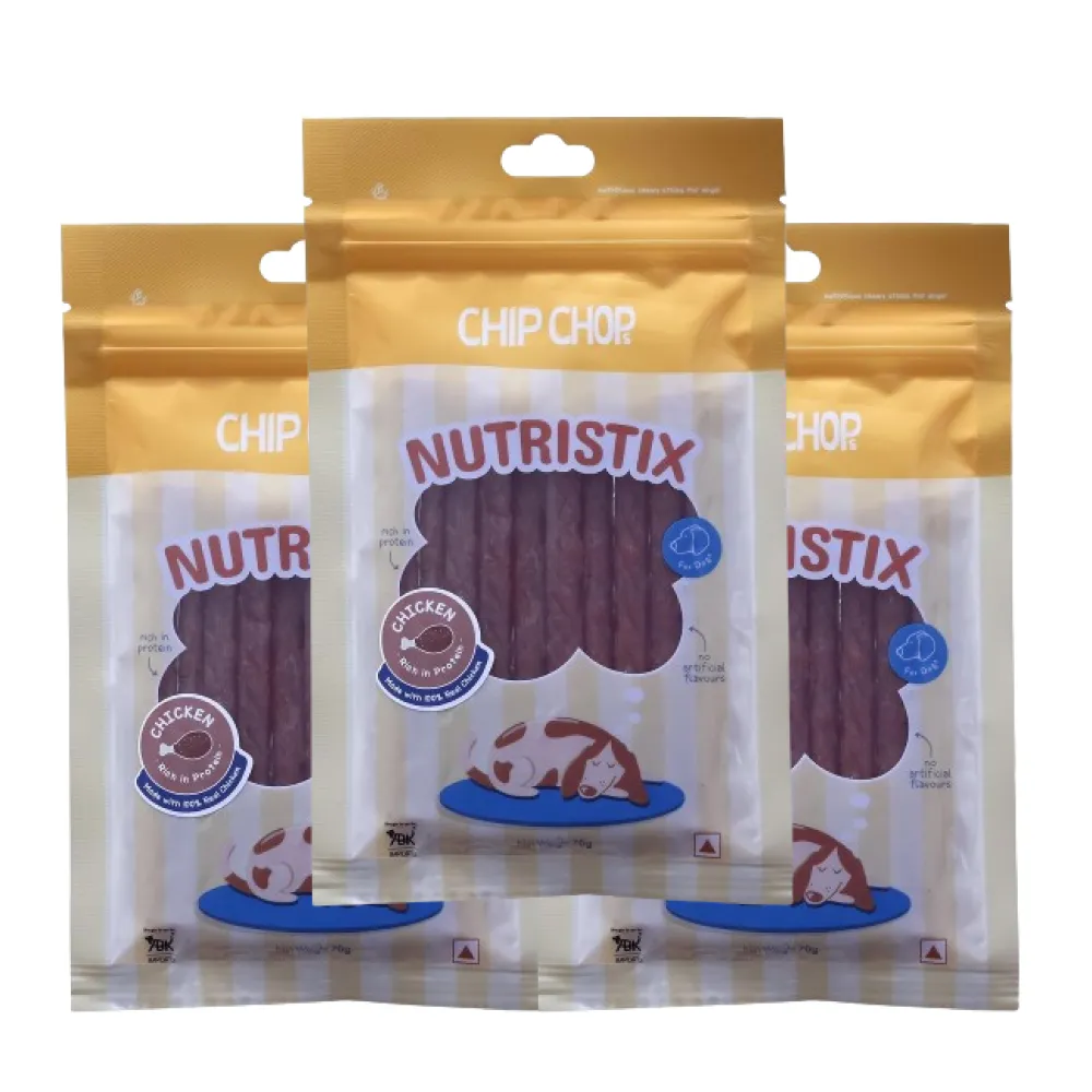 Chip Chops Chicken Nutristix Dog Treats