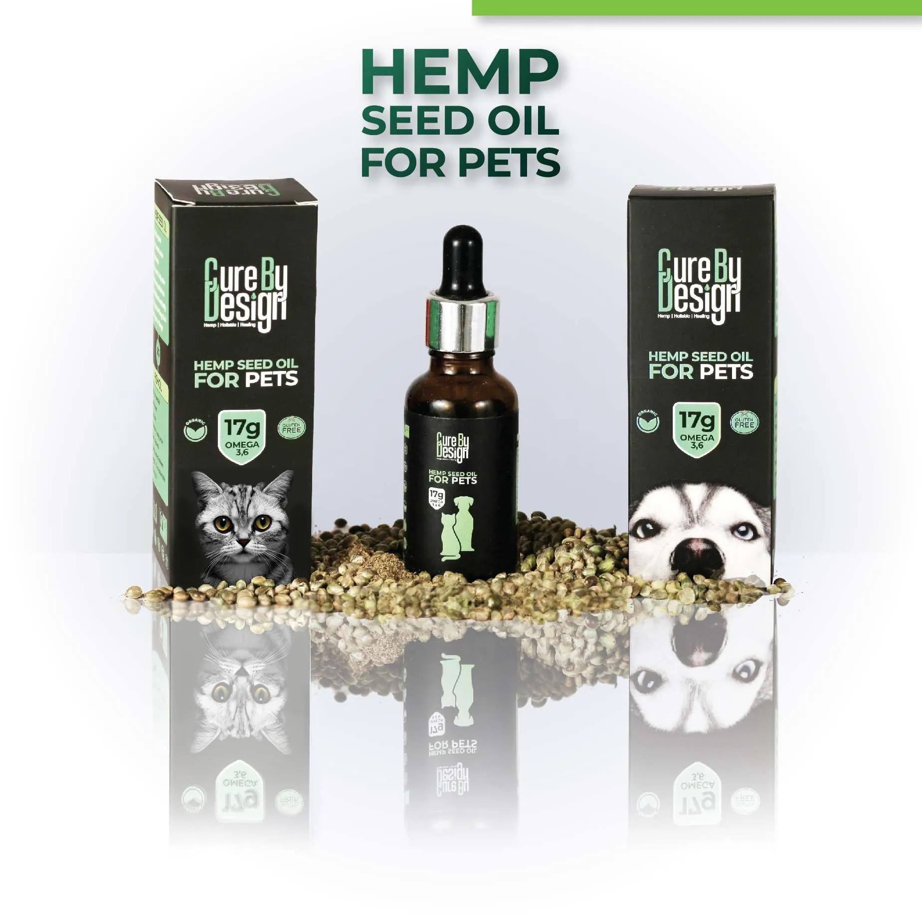 Cure By Design Hemp Seed Oil For Pets