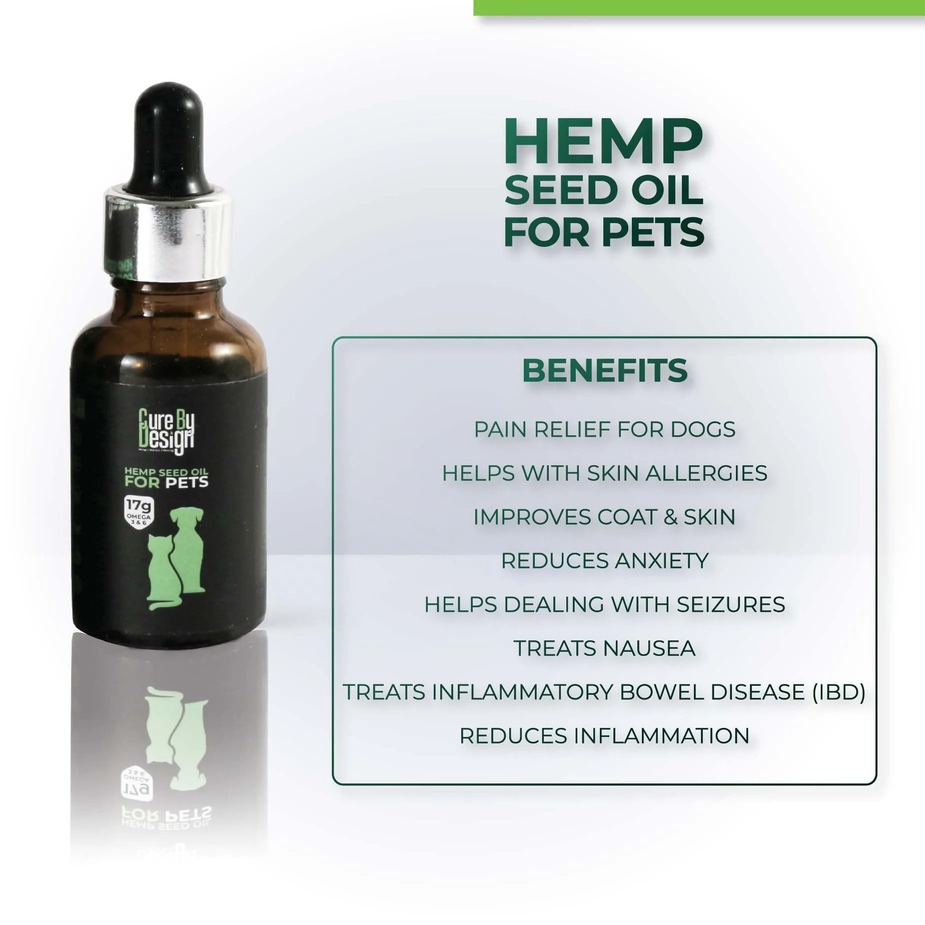 Cure By Design Hemp Seed Oil For Pets