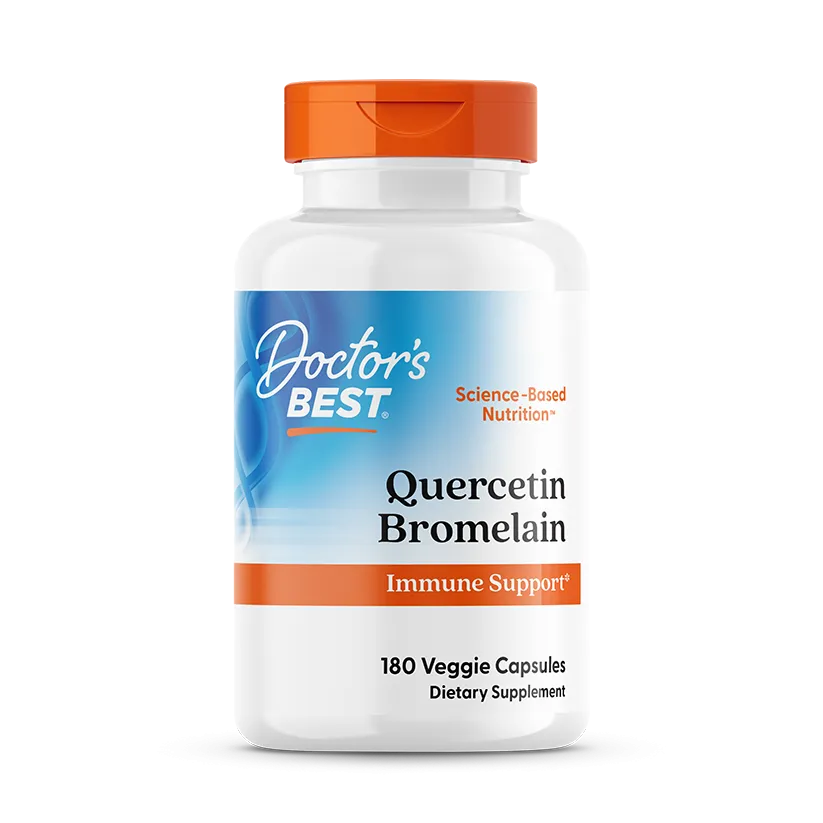 Doctor's Best Quercetin Bromelain, 180 Veggie Caps