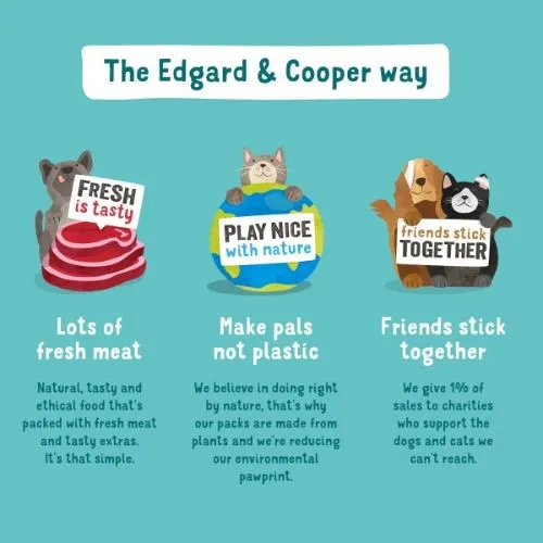 Edgard & Cooper Dog Dental Stick Strawberry & Mint Small 7 Pack