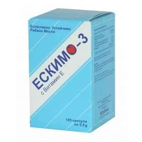 ESKIMO 3 natural fish oil 105 capsules