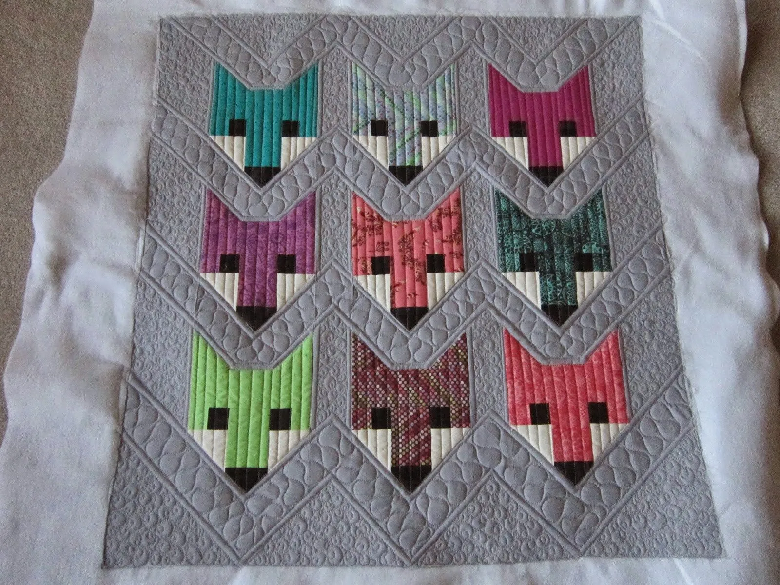 Fancy Fox Quilt Pattern