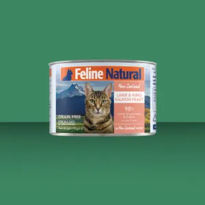 Feline Natural Lamb & Salmon 6oz