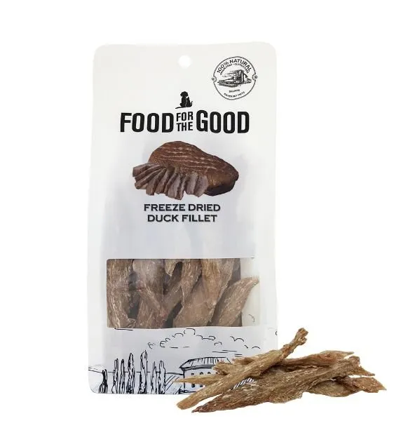 Food For The Good Freeze Dried Cat & Dog Treats (Duck Fillet)