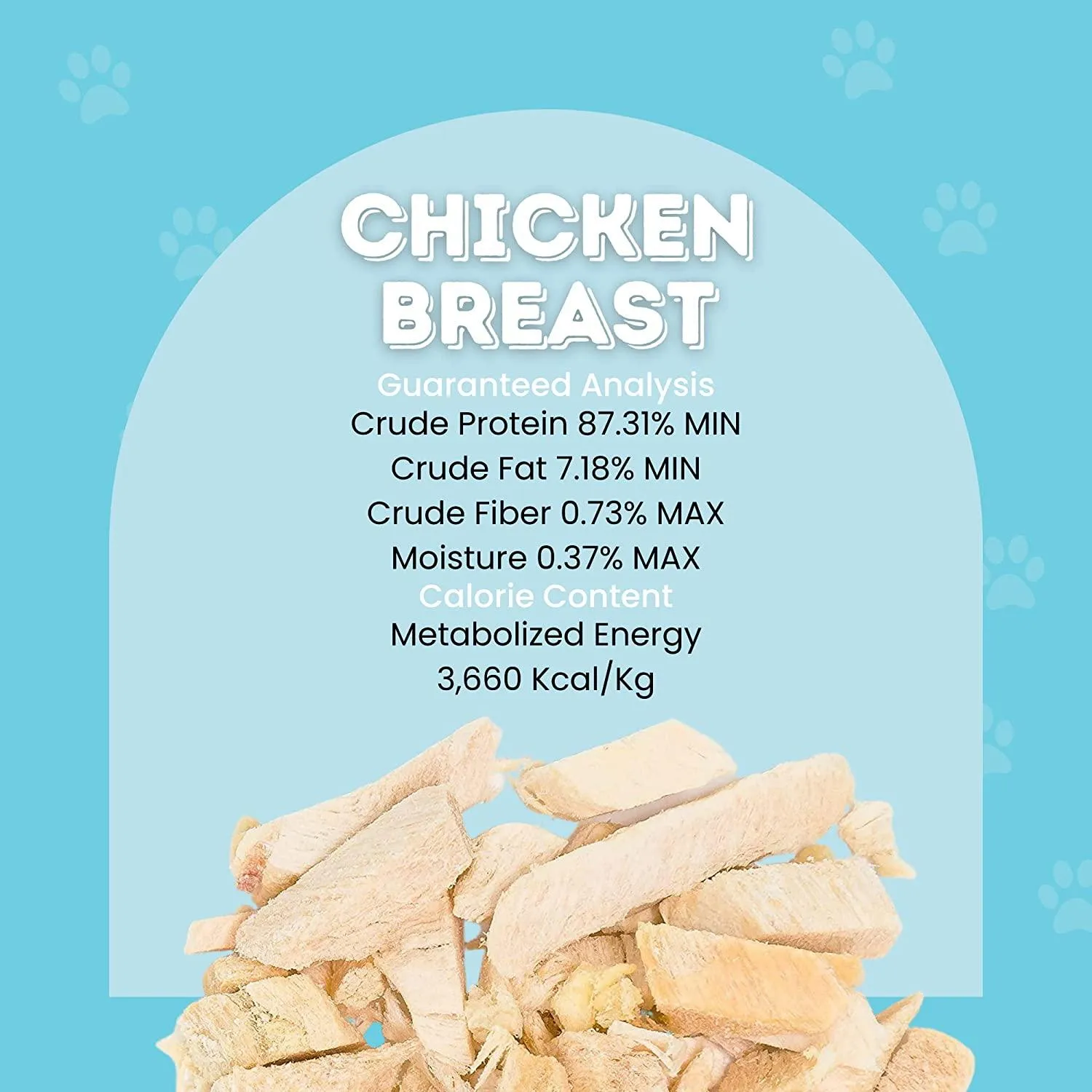 Freeze Dried Chicken Breast Treats for Dogs & Cats