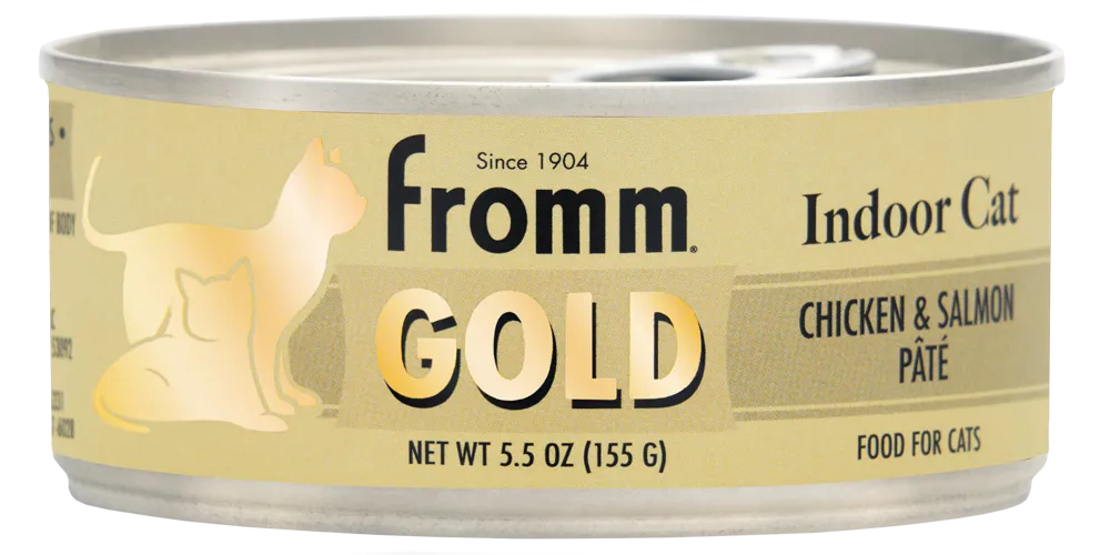 Fromm Gold Indoor Cat Chicken & Salmon Pâté Cat Food