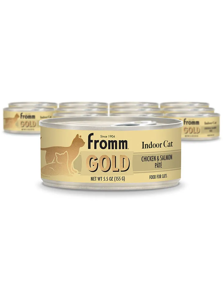 Fromm Gold Indoor Cat Chicken & Salmon Pâté Cat Food