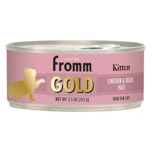 Fromm Kitten Gold Chicken Duck Pate Canned Cat Food 5.5oz