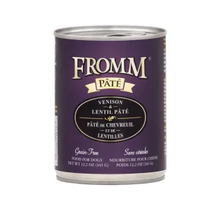 Fromm Venison & Lentil Pate Canned Dog Food