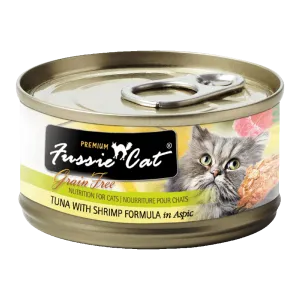 Fussie Cat Black Label Tuna with Shrimp in Aspic 80g