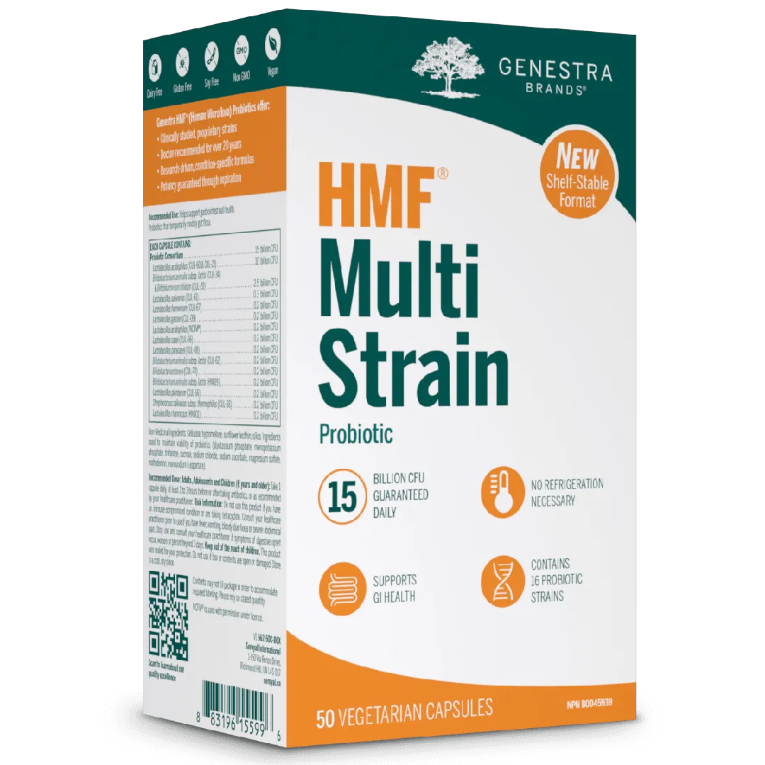 Genestra - hmf multi strain® probiotic - 50 vcaps (shelf stable)