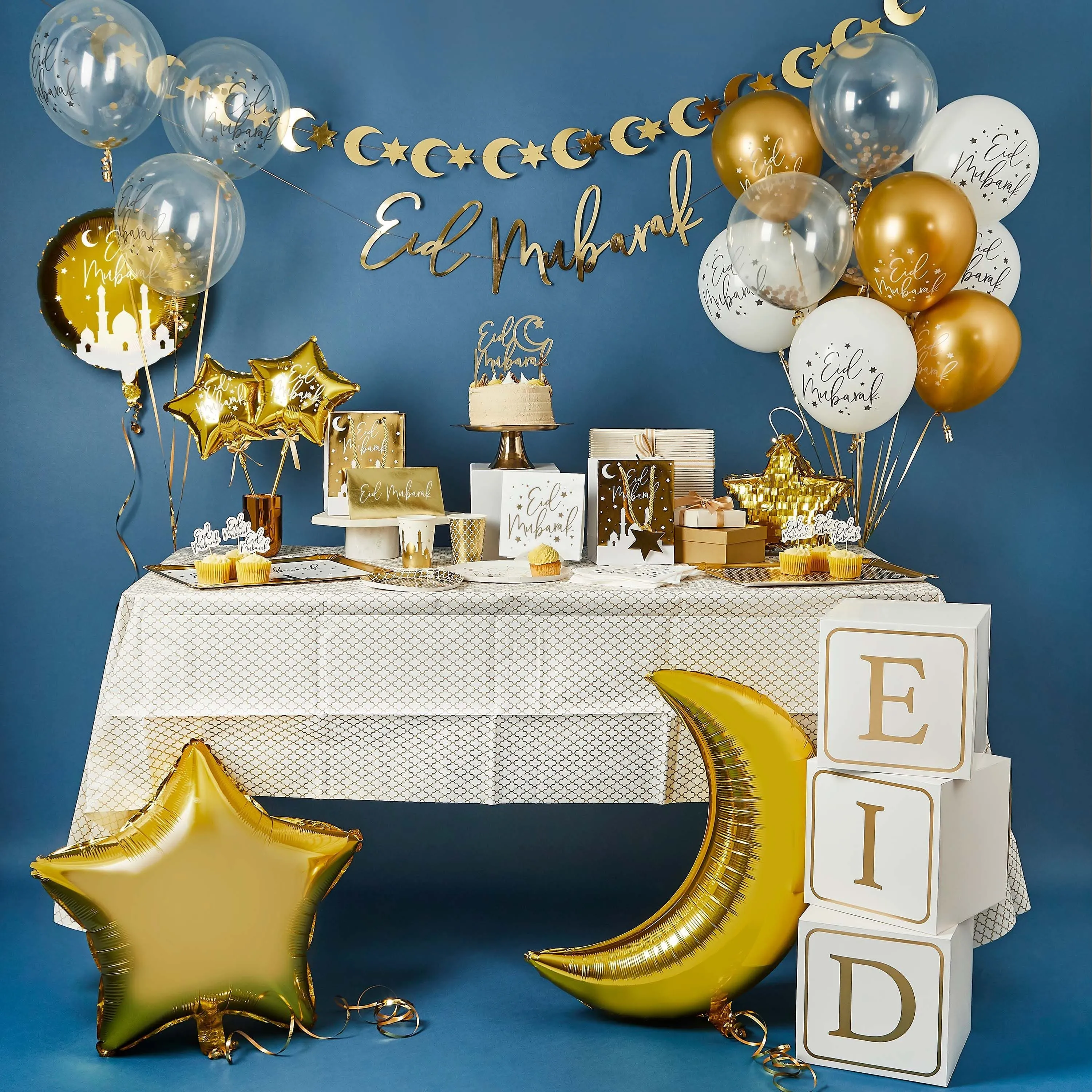 Gold Eid Party Platters 2 Pack