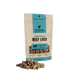 Grain Free Freeze Dried Beef Liver Dog Treats