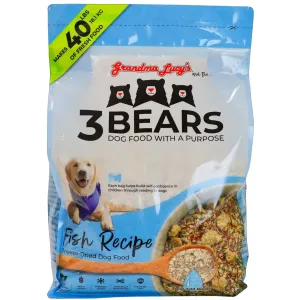 Grandma Lucy's 3 Bears Fish Formula Freeze-Dried Dog Food 8lb