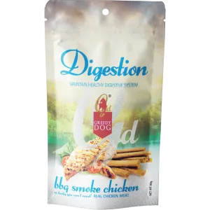 Greedy Dog Treats Digestion BBQ Smoke Chicken 80g