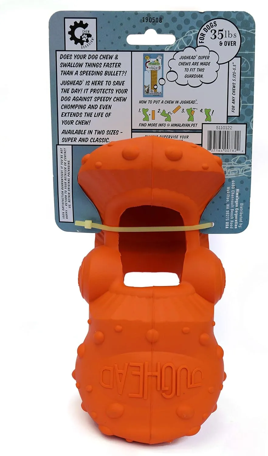 Himalayan Dog Chew Jughead Super Rubber Holder for Dog Chew Inserts