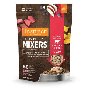 Instinct Dog Food Raw Boost Mixer Beef