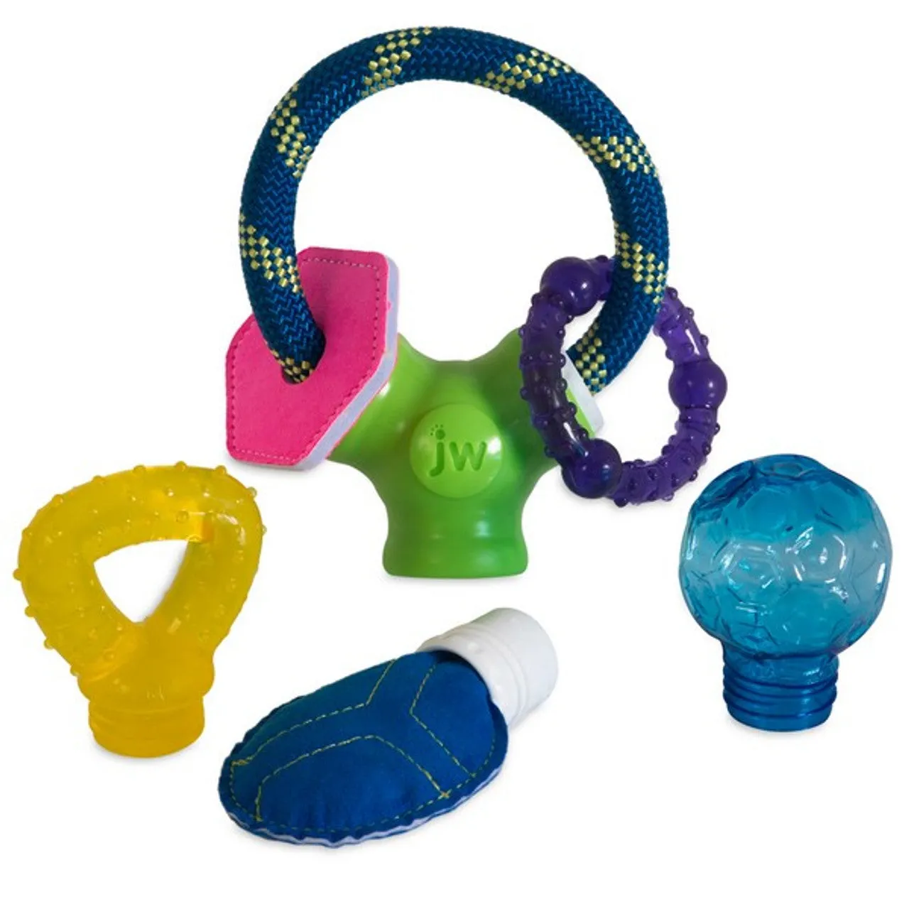 JW Puppy Toys Connects Soft-ee Set