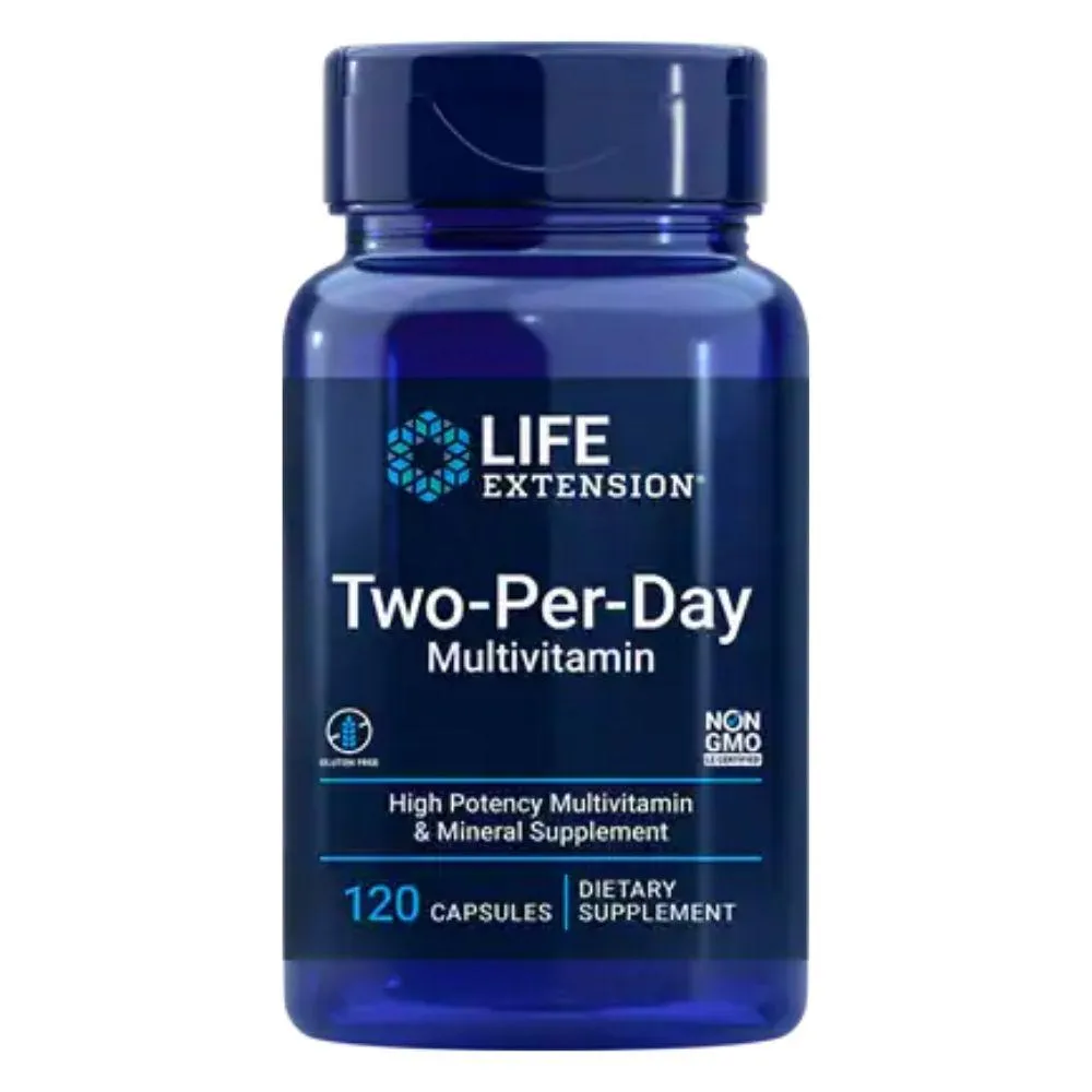 Life Extension Two-Per-Day Multivitamin 120 Caps