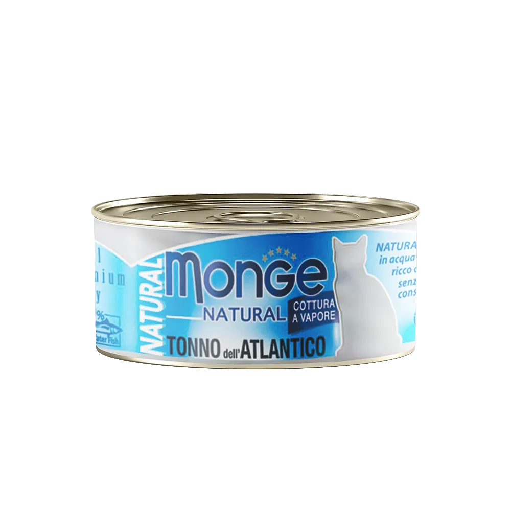 Monge Cat Natural Atlantic Tuna 80g