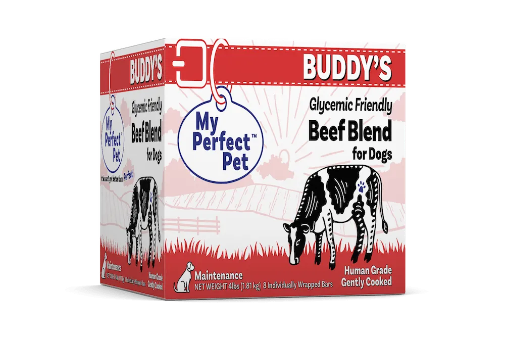 My Perfect Pet Buddy’s Glycemic Friendly Beef Blend