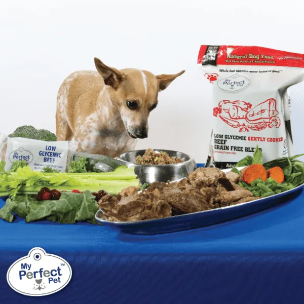 My Perfect Pet Buddy’s Glycemic Friendly Beef Blend