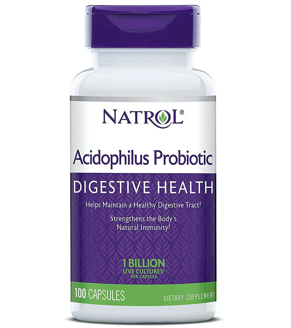 NATROL - Acidophilus Probiotic 100 mg - 100 Capsules