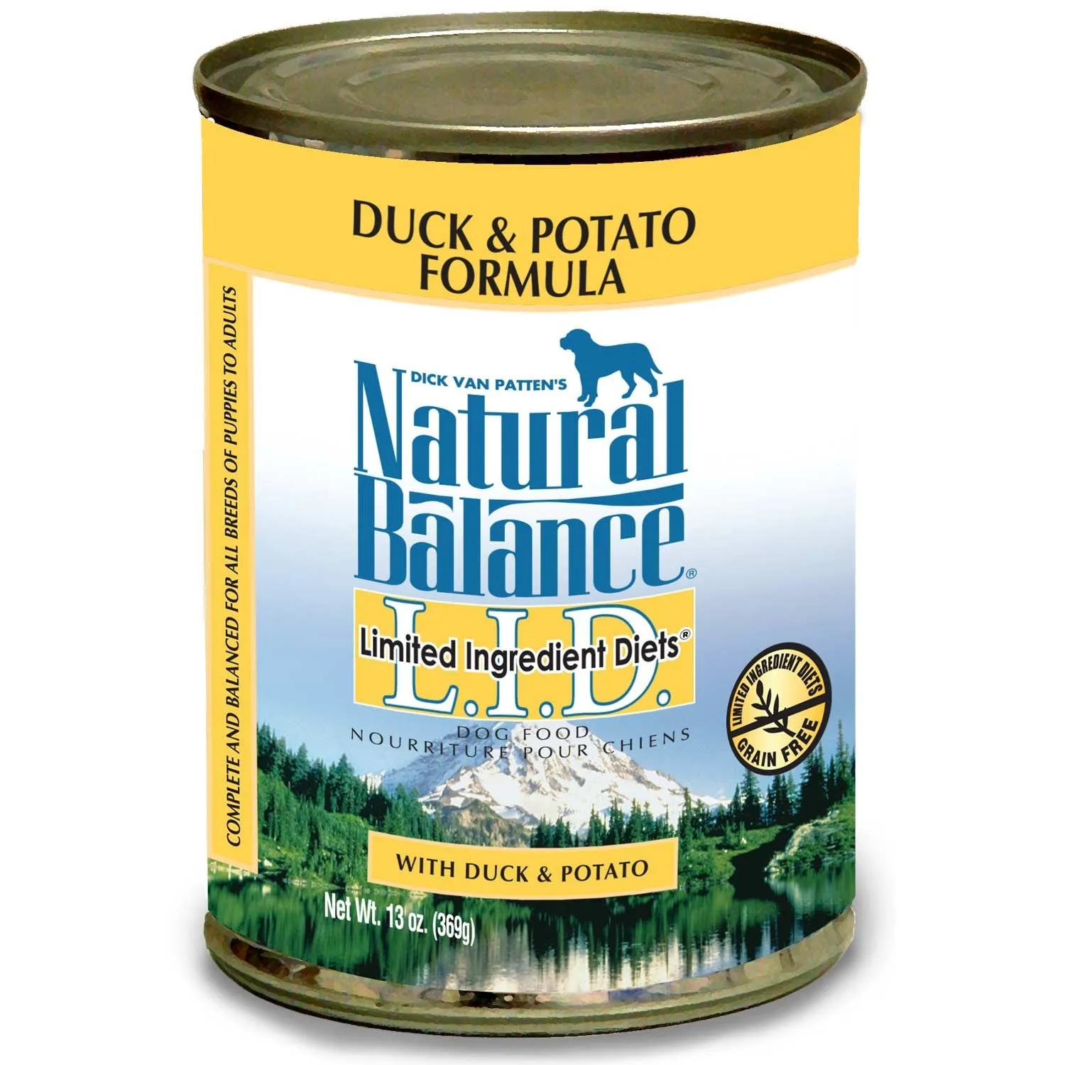 Natural Balance Canned Dog Food; several flavors available