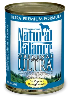 Natural Balance Canned Dog Food; several flavors available