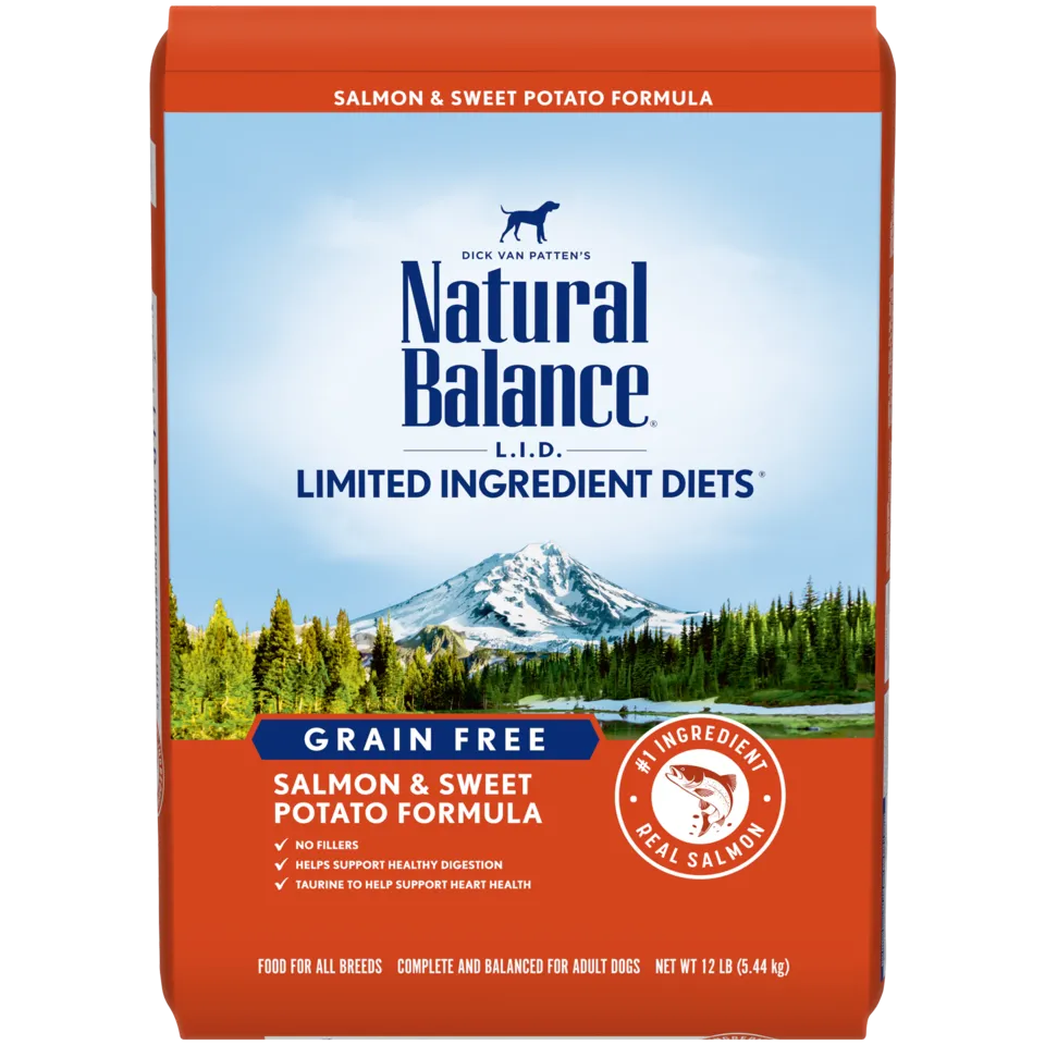 Natural Balance LID Salmon and Sweet Potato Dry Dog Food