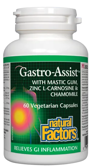 Natural Factors Gastro-Assist (60 Vegetarian Capsules)