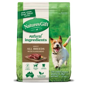 Nature's Gift Dog Adult All Breeds Kangaroo 2.5kg