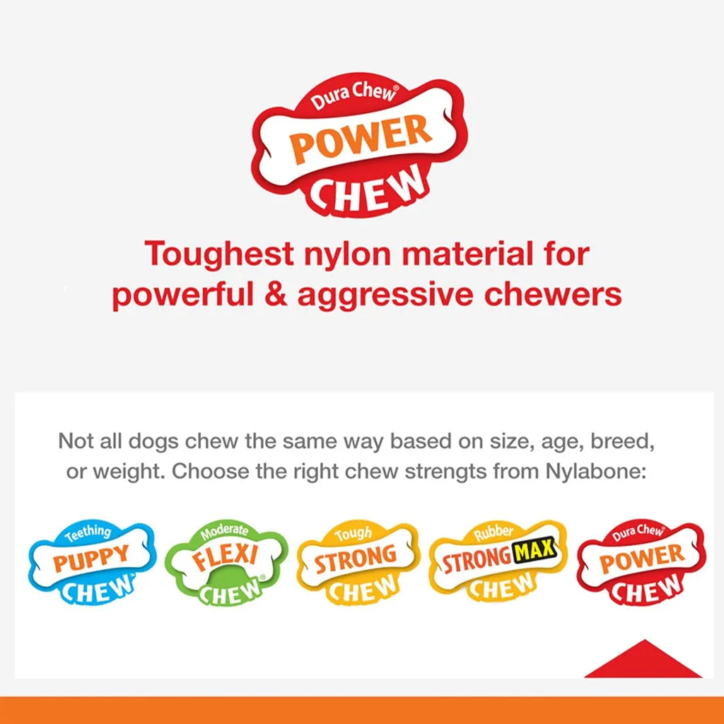 Nylabone Power Chew Peanut Butter Flavored Dog Chew Toy