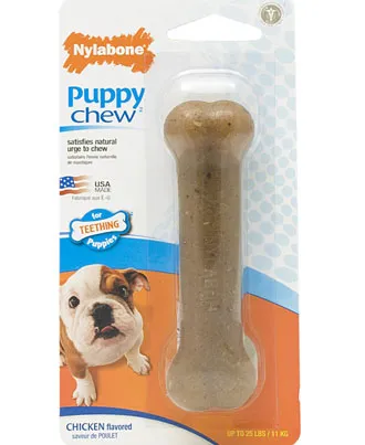 Nylabone Puppybone Teething Chew Toy - Wolf