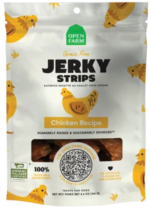 Open Farm - Grain-Free Chicken Jerky Strips