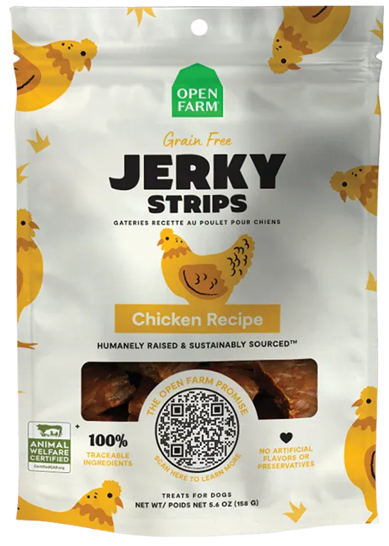 Open Farm - Grain-Free Chicken Jerky Strips